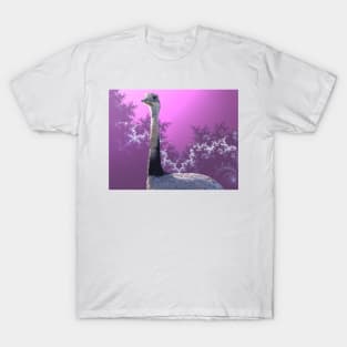 Rhea on Purple Fractal T-Shirt